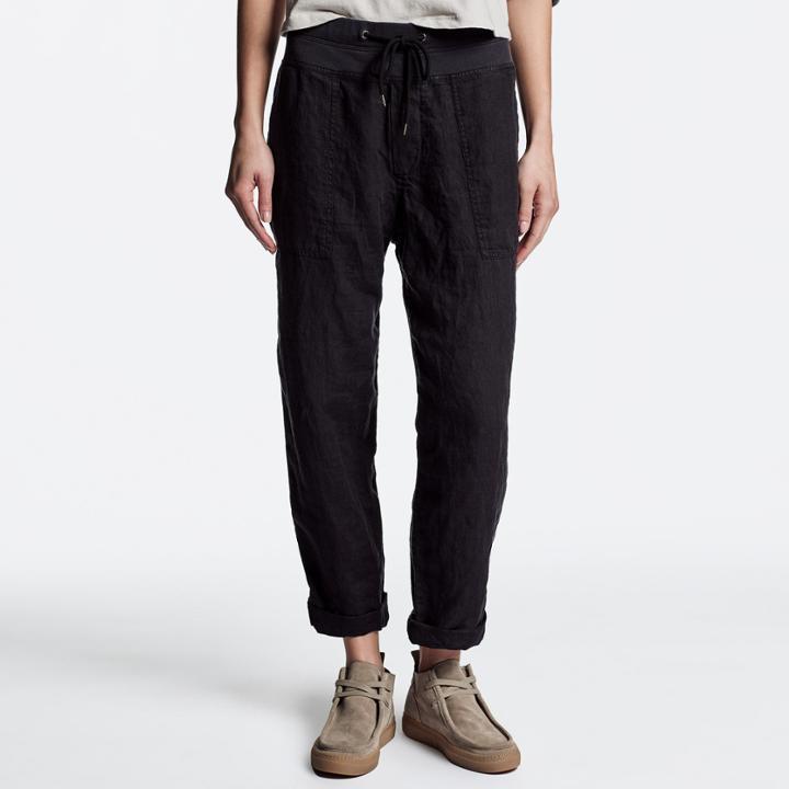 James Perse Mixed Media Linen Pant