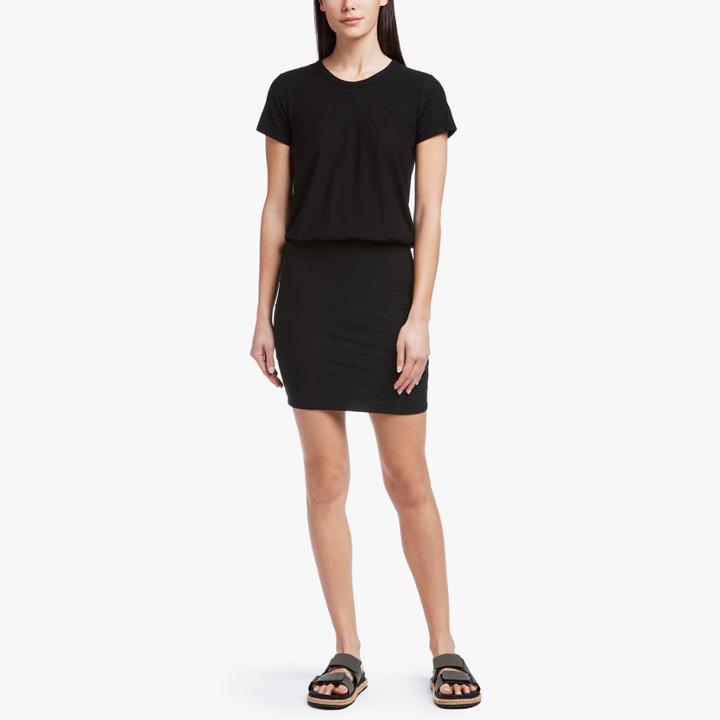 James Perse Stretch Jersey Blouson T-shirt Dress