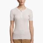 James Perse Egyptian Cotton Henley Sweater - Online Exclusive