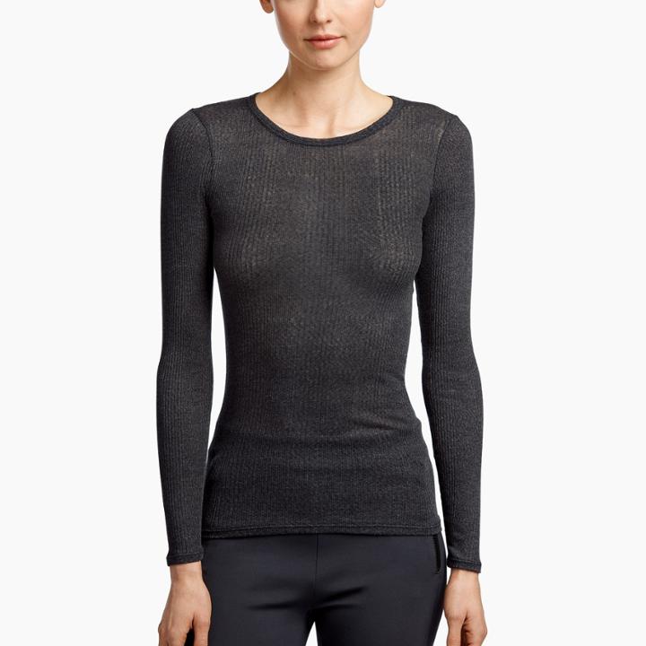 James Perse Cotton Knit Ribbed Tee