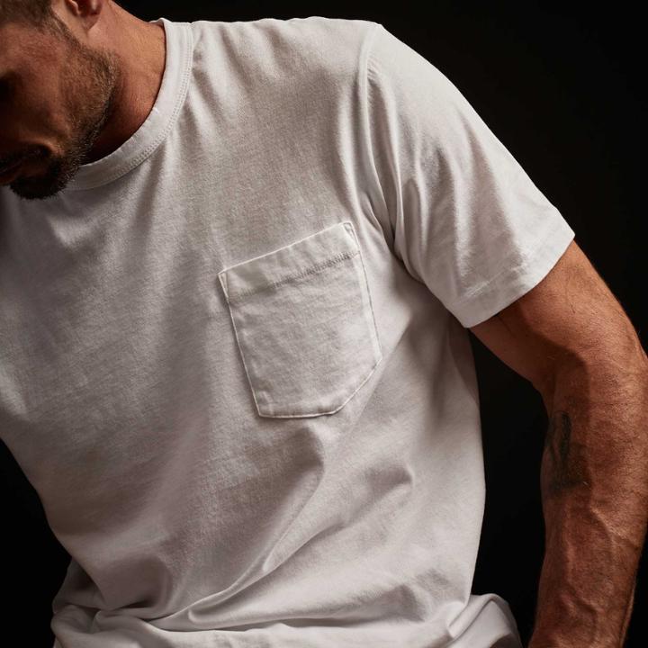 James Perse Brushed Lotus Jersey Pocket Tee