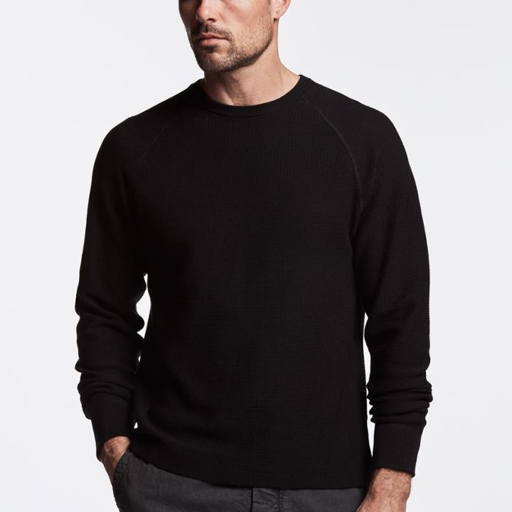 James Perse Thermal Raglan Crew Neck