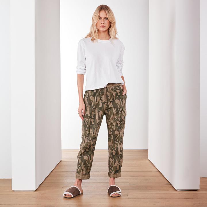 James Perse Ripstop Camo Cargo Pant