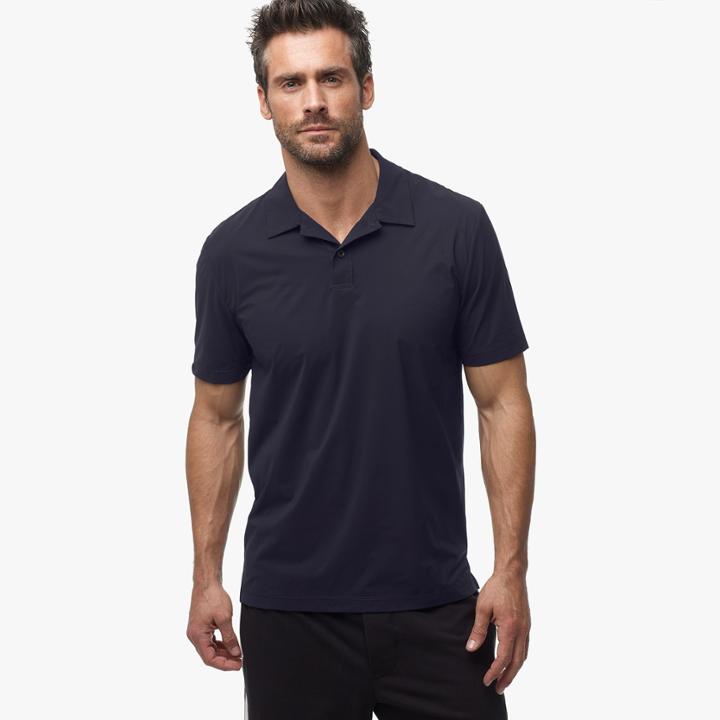 James Perse Technical Jersey Polo Rashguard