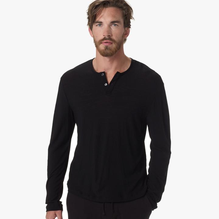 James Perse Wool Jersey Henley