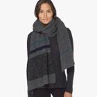 James Perse Wool Blend Striped Scarf