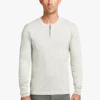 James Perse Cotton Cashmere Sweater Knit Henley