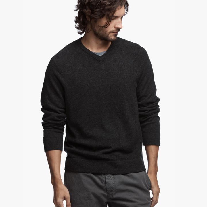 James Perse Cashmere Raglan V-neck