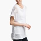 James Perse Contrast Band Mesh Tee