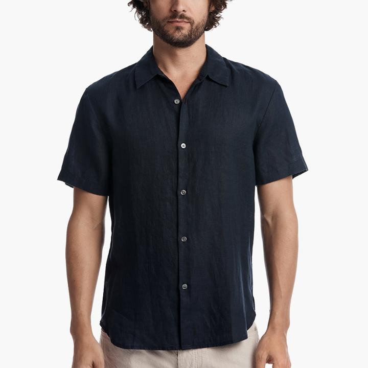 James Perse Short Sleeve Linen Shirt