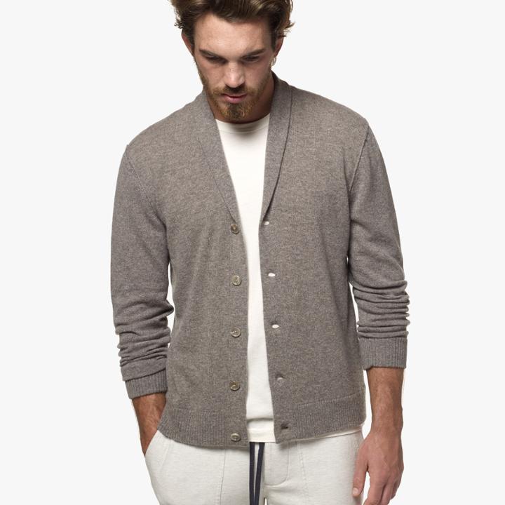 James Perse Cashmere Shawl Collar Cardigan