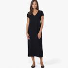 James Perse Wool Blend Cap Sleeve Dress