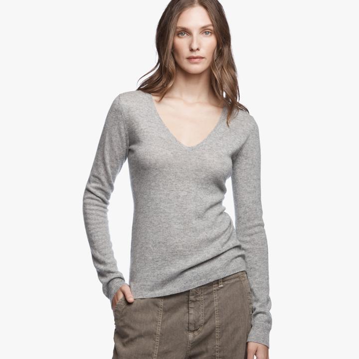 James Perse Cashmere V Neck Sweater