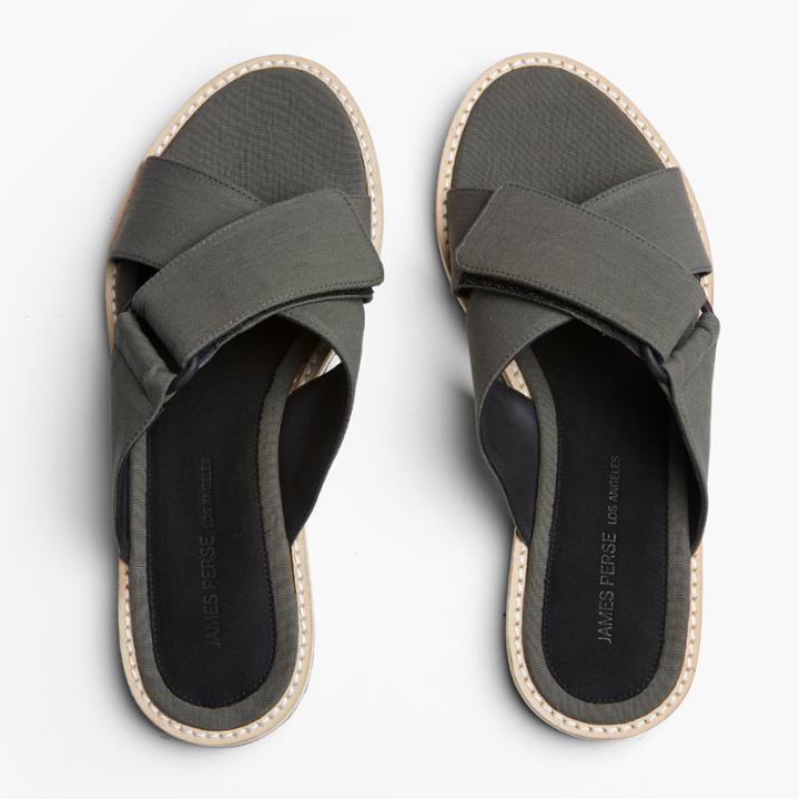 James Perse Women's Salina Cross Front Slide
