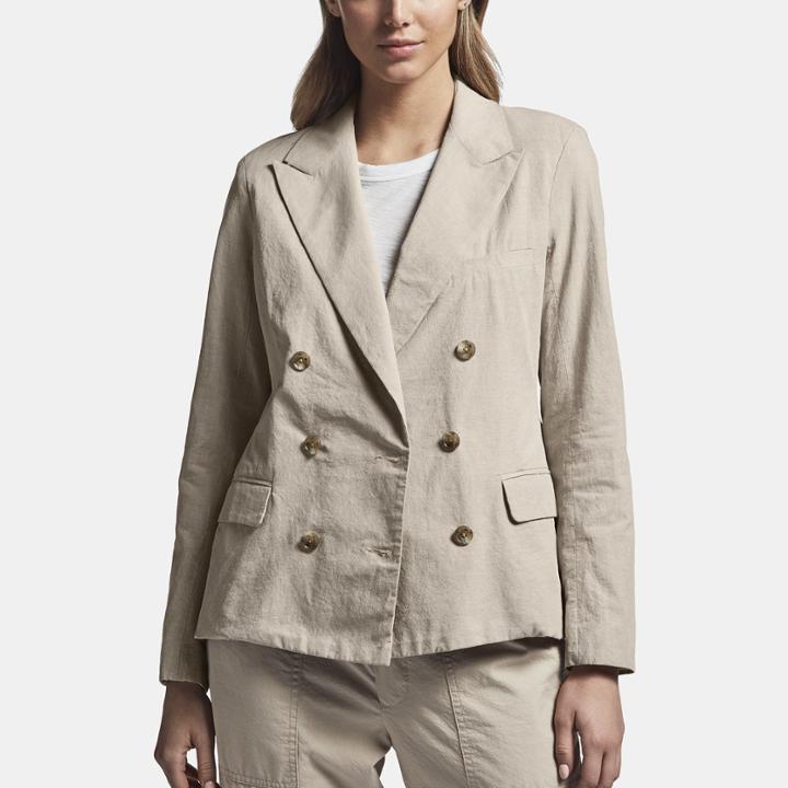 James Perse Vintage Soft Double Breasted Blazer
