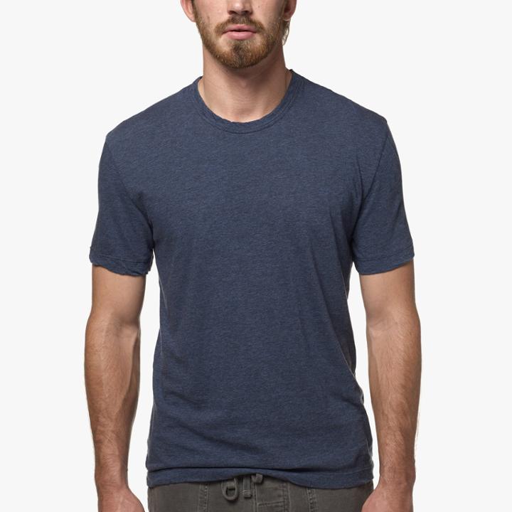 James Perse Melange Jersey Short Sleeve Crew