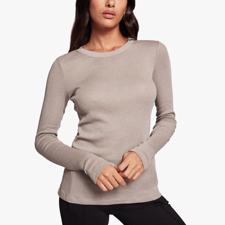 James Perse Ribbed Wide Binding Tee