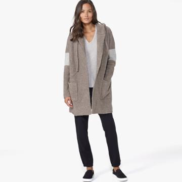 James Perse Hooded Sweater Coat
