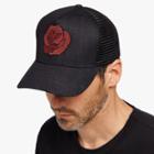 James Perse Grateful Dead Denim Rose Trucker Hat