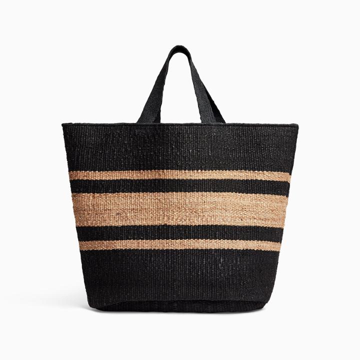 James Perse Playa Striped Large Hemp Tote