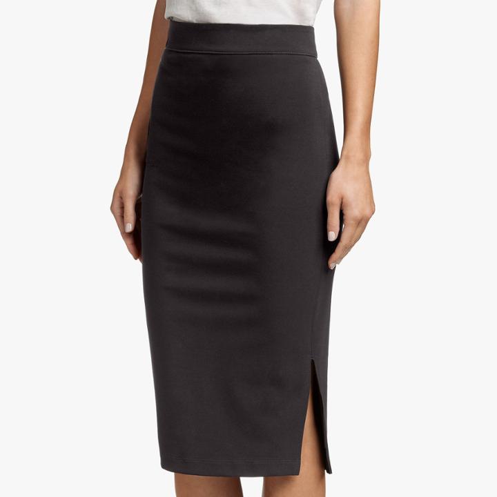 James Perse Side Split Pencil Skirt