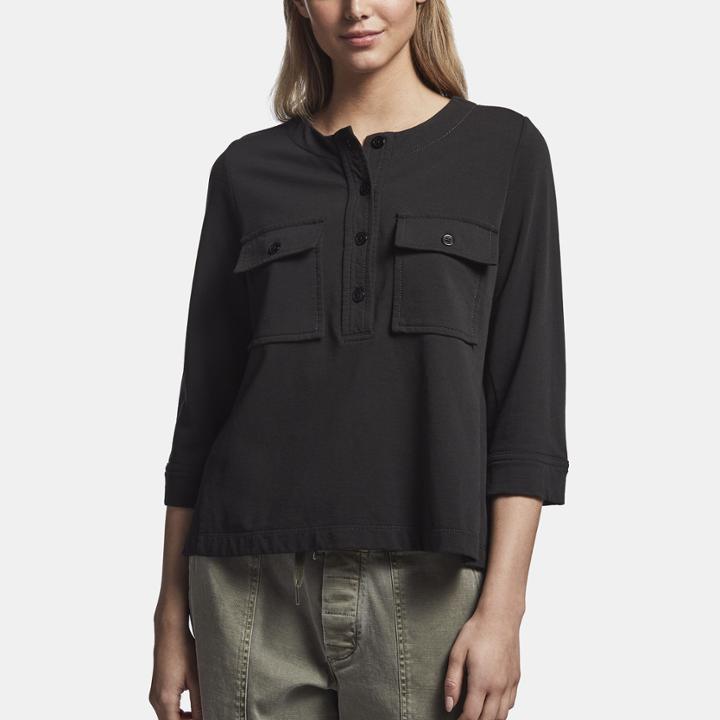 James Perse Fresca Cotton 70's Utility Top