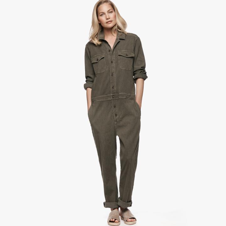 James Perse Cotton Linen Jumpsuit