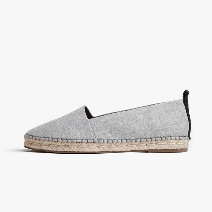James Perse Cabo Flannel Classic Espadrille - Womens