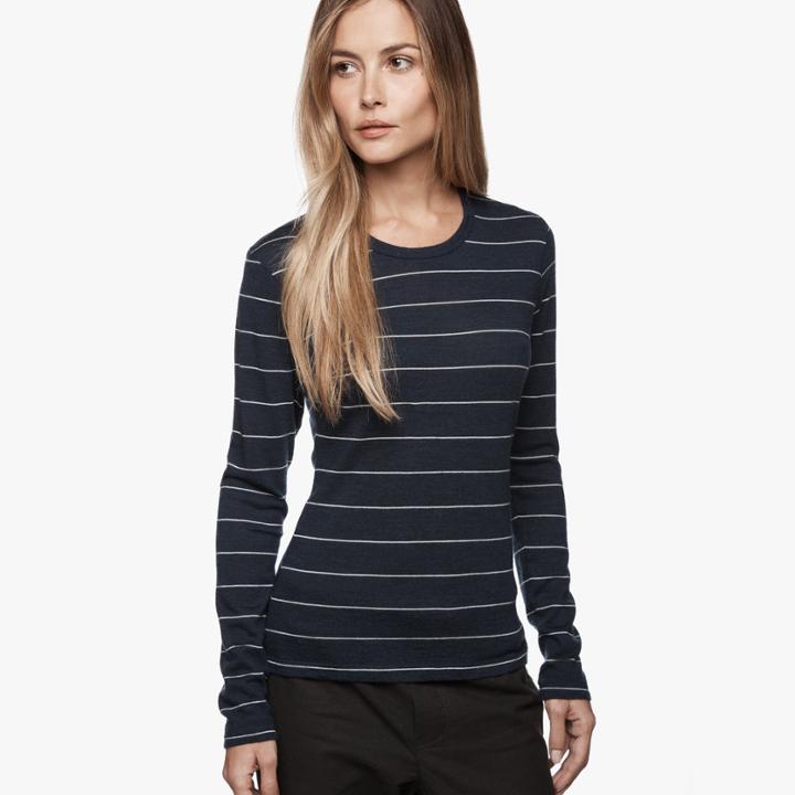 James Perse Long Sleeve Stripe Tee