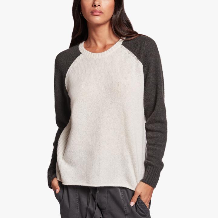 James Perse Cashmere Raglan Crew