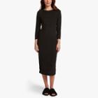 James Perse Micro Sueded Crew Neck Dress