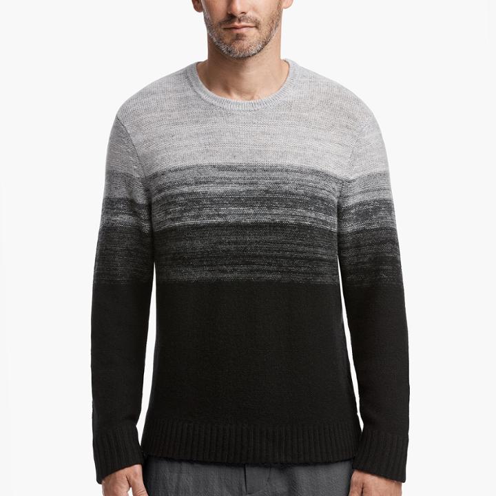 James Perse Gradation Cashmere Crew Neck