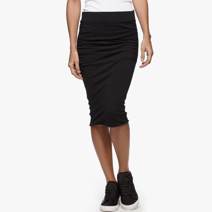 James Perse Double Shirred Skirt