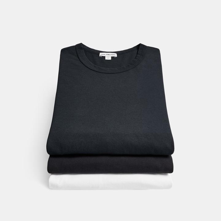 James Perse 3 Pack Short Sleeve Crew Neck Tee
