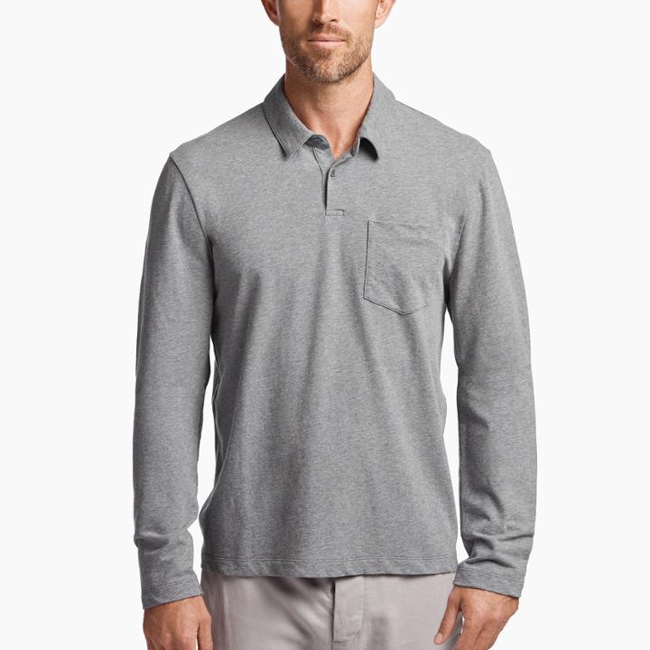 James Perse Terry Pocket Polo