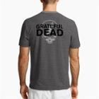 James Perse Grateful Dead Skull Print Striped Tee