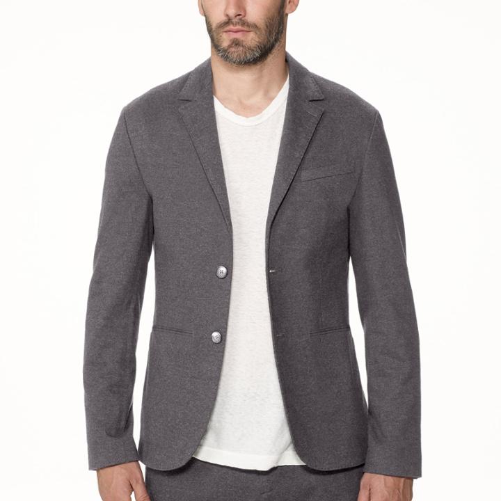 James Perse Tailored Jersey Suit Jacket