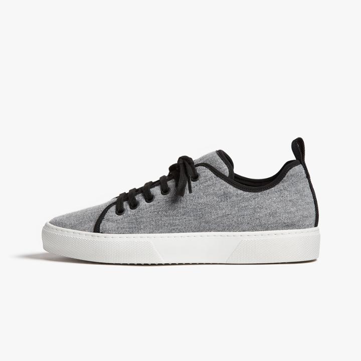 James Perse Carbon Melange Jersey Sneaker - Womens