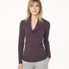 James Perse Slim Cowl Neck Top - Online Exclusive