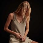 James Perse Recycled Brushed Soft V Tank