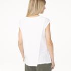 James Perse Crossover Back Shell Top