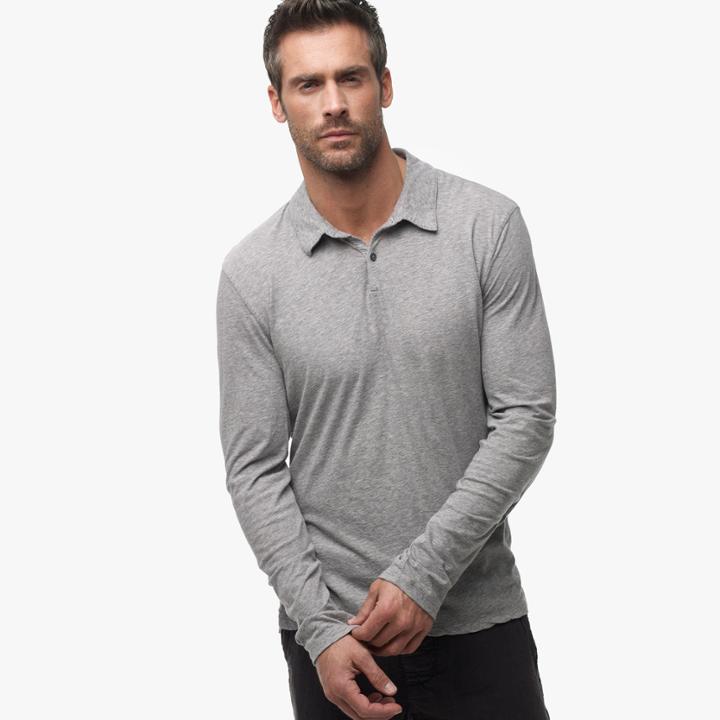 James Perse Clear Jersey Polo - Online Exclusive