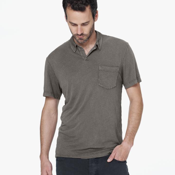 James Perse Linen Cotton Polo