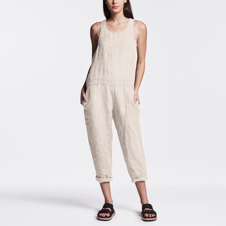James Perse Linen Racerback Jumper