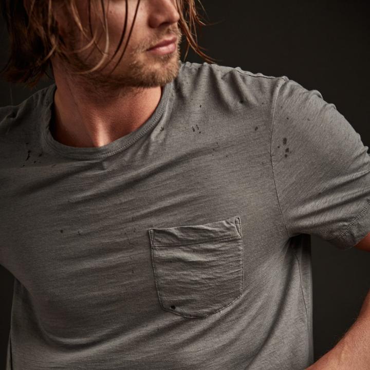 James Perse Recycled Lotus Jersey Pocket Tee