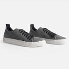James Perse Carbon Leather Sneaker Mens
