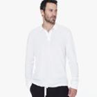 James Perse Cationic Dyed Melange Polo