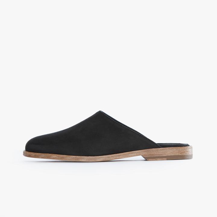 James Perse Helena Leather Mule - Womens