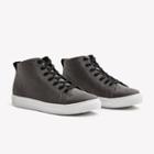 James Perse Men's Carbon Mid Top Lace Up Sneaker