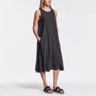 James Perse Sueded Cut-away Tank Dress